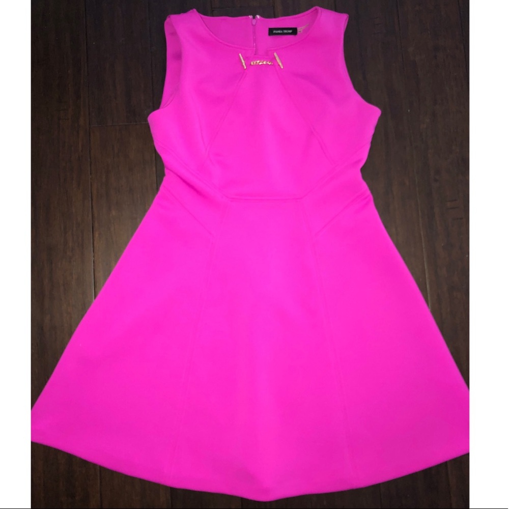 Fuschia Ivanka Trump Cocktail Dress